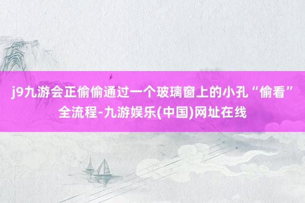 j9九游会正偷偷通过一个玻璃窗上的小孔“偷看”全流程-九游娱乐(中国)网址在线