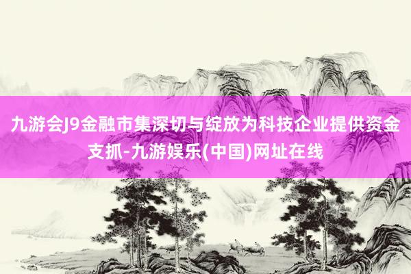 九游会J9金融市集深切与绽放为科技企业提供资金支抓-九游娱乐(中国)网址在线